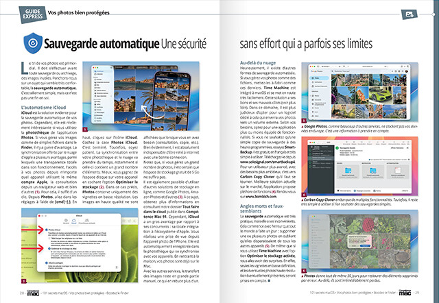 Compétence Mac 92 : 101 Secrets macOS • Boostez le Finder • Téléphonez avec votre Mac • Vos photos bien protégées