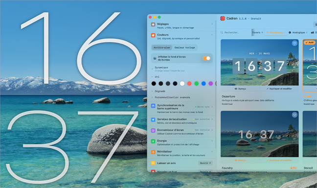 macOS • Affichez personnalisez l’heure de multiples façons sur le bureau macOS • Affichez personnalisez l’heure de multiples façons sur le bureau