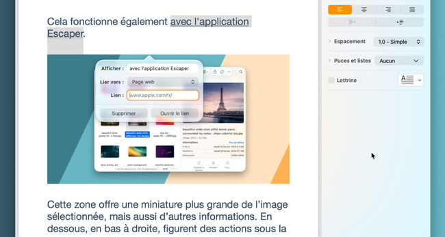 Astuce macOS • Ajoutez un lien cliquable dans un document Pages Astuce macOS • Ajoutez un lien cliquable dans un document Pages