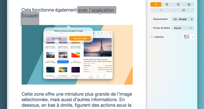 Astuce macOS • Ajoutez un lien cliquable dans un document Pages