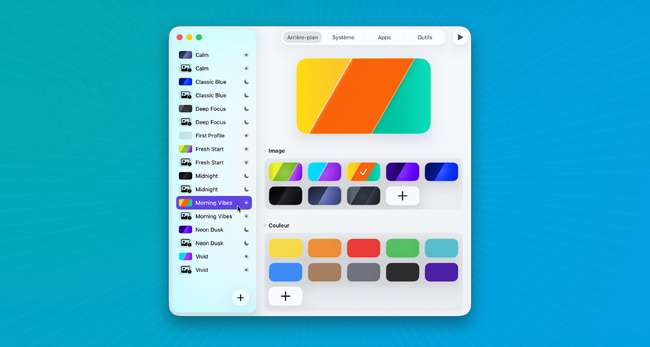 macOS • Personnalisez toute l’apparence de votre Mac d’un simple clic macOS • Personnalisez toute l’apparence de votre Mac d’un simple clic