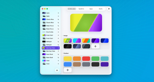 macOS • Personnalisez toute l’apparence de votre Mac d’un simple clic macOS • Personnalisez toute l’apparence de votre Mac d’un simple clic