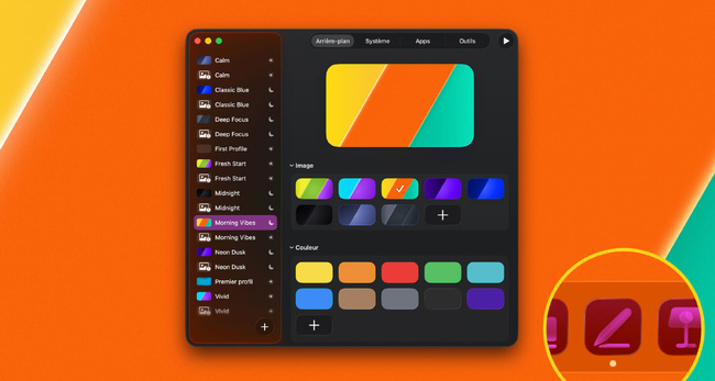 macOS • Personnalisez toute l’apparence de votre Mac d’un simple clic macOS • Personnalisez toute l’apparence de votre Mac d’un simple clic