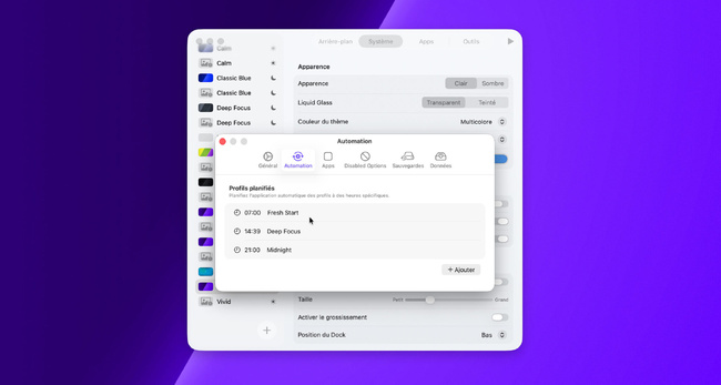 macOS • Personnalisez toute l’apparence de votre Mac d’un simple clic macOS • Personnalisez toute l’apparence de votre Mac d’un simple clic