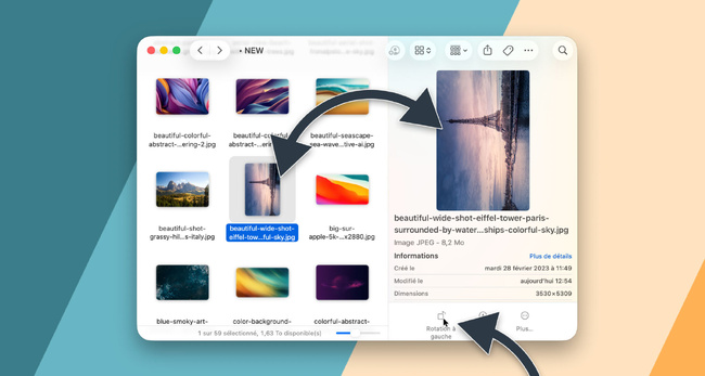 Astuce macOS : faites pivoter des images directement depuis le Finder Astuce macOS : faites pivoter des images directement depuis le Finder