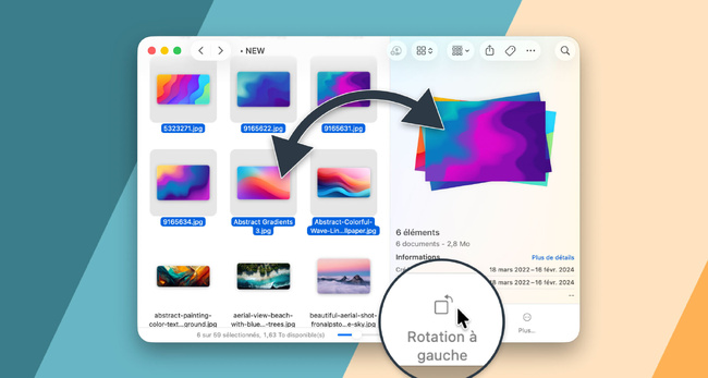 Astuce macOS : faites pivoter des images directement depuis le Finder Astuce macOS : faites pivoter des images directement depuis le Finder