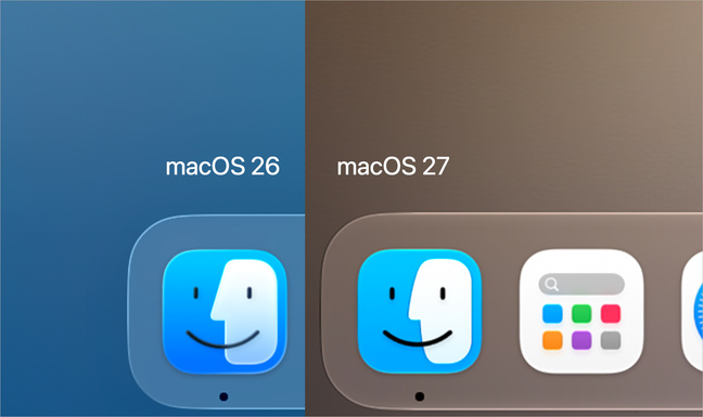 Vous ne rêvez pas ! Apple a encore revu l'icône du Finder.