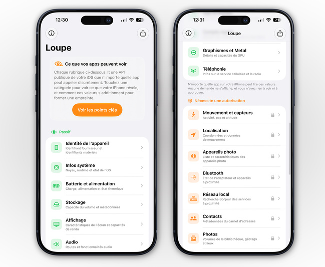 iOS • Loupe (dé)montre comment votre iPhone vous trahit en silence