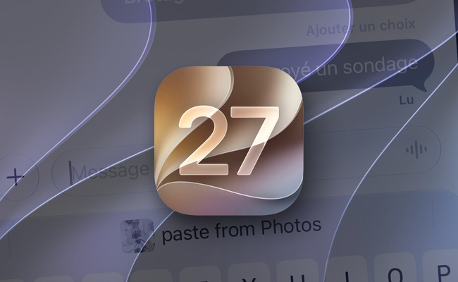 iOS 27 • Le clavier de l’iPhone suggère à présent le copier-coller depuis une autre app