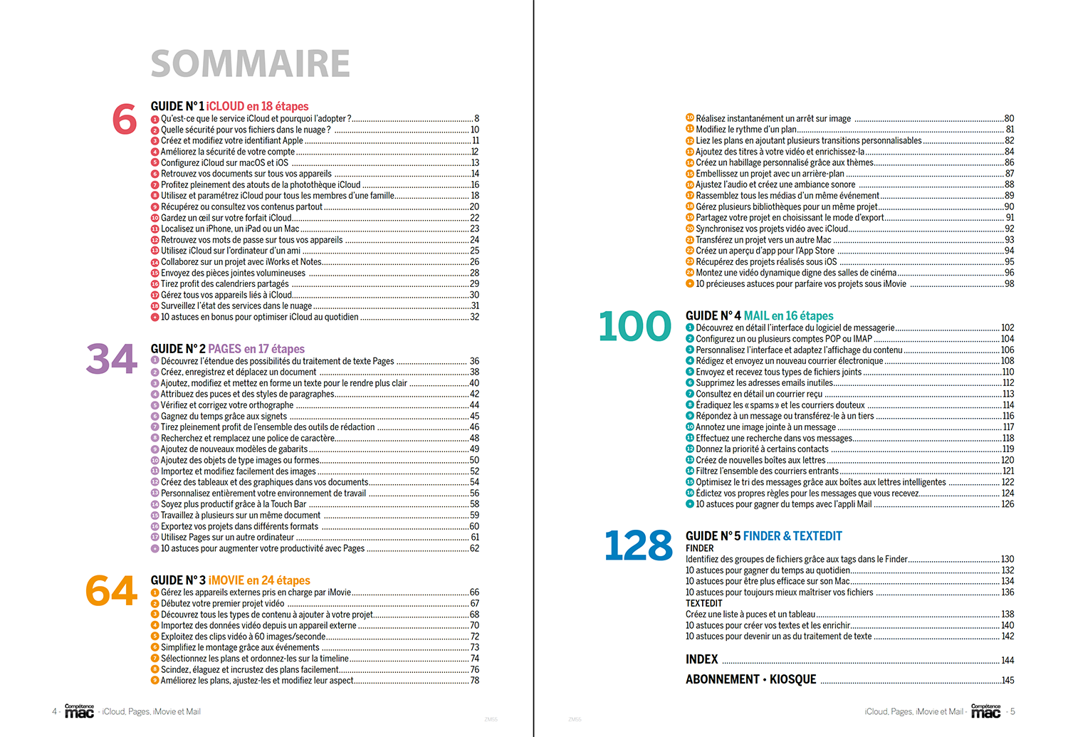 Compétence Mac 55 • 4 guides en 1 : iCloud • Pages • iMovie • Mail Compétence Mac 55 • 4 guides en 1 : iCloud • Pages • iMovie • Mail
