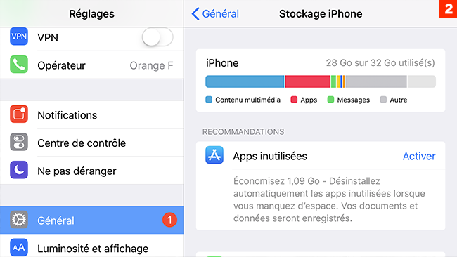 [iOS] 5 trucs pour optimiser l’espace sur votre iPhone/iPad ?