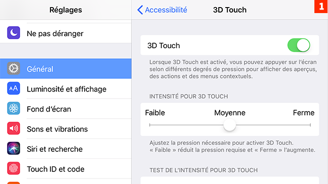 [iOS] Comment profiter de la fonction 3D Touch sur votre iPhone
