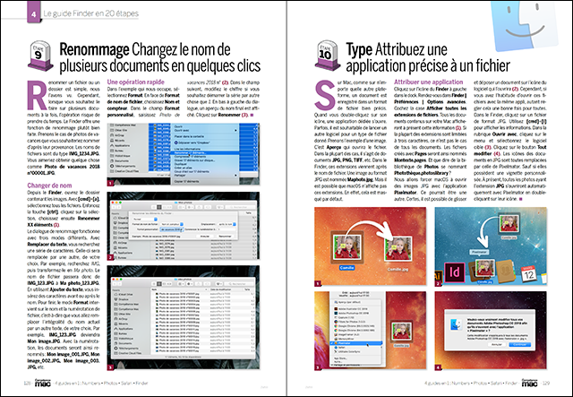 Compétence Mac 59 • 4 guides en un : Numbers • Photos • Safari • Finder