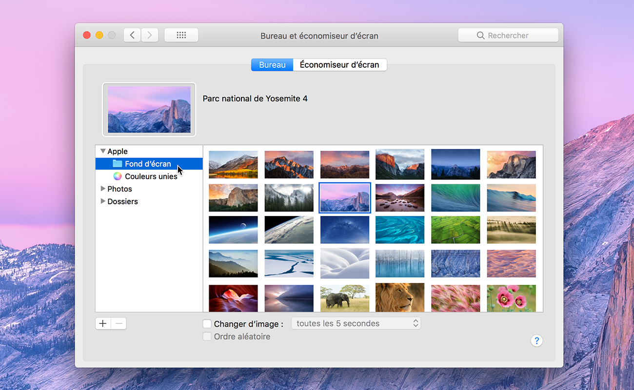 [macOS] Changez et ajoutez des fonds d’écran à votre bureau