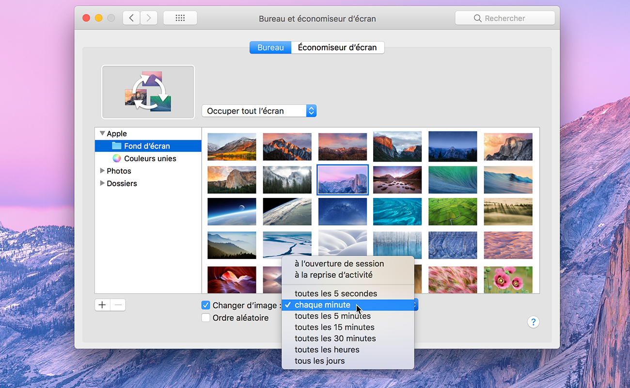 Macos Changez Et Ajoutez Des Fonds D Ecran A Votre Bureau