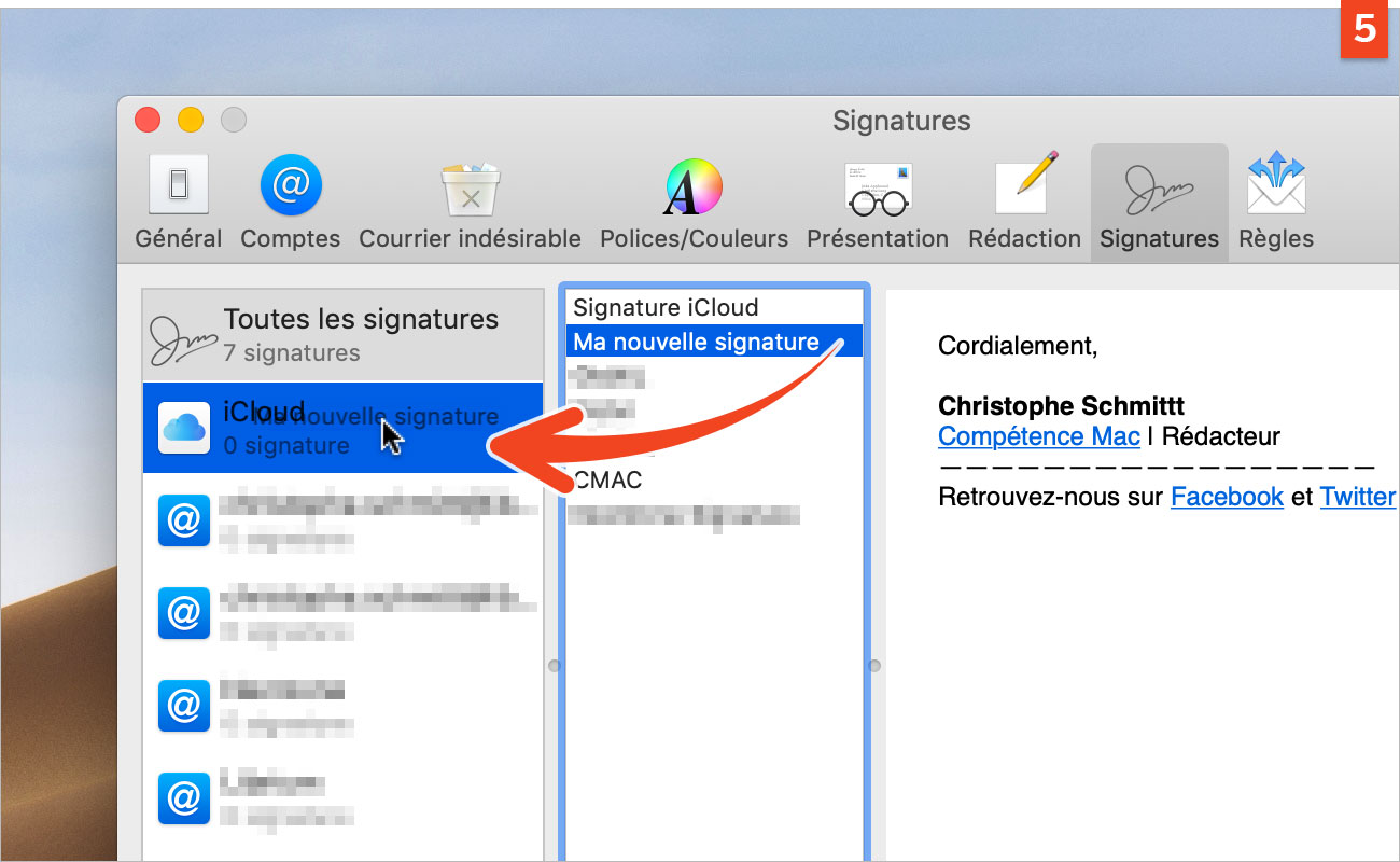 [Mail] Ajoutez une signature automatique à vos courriers