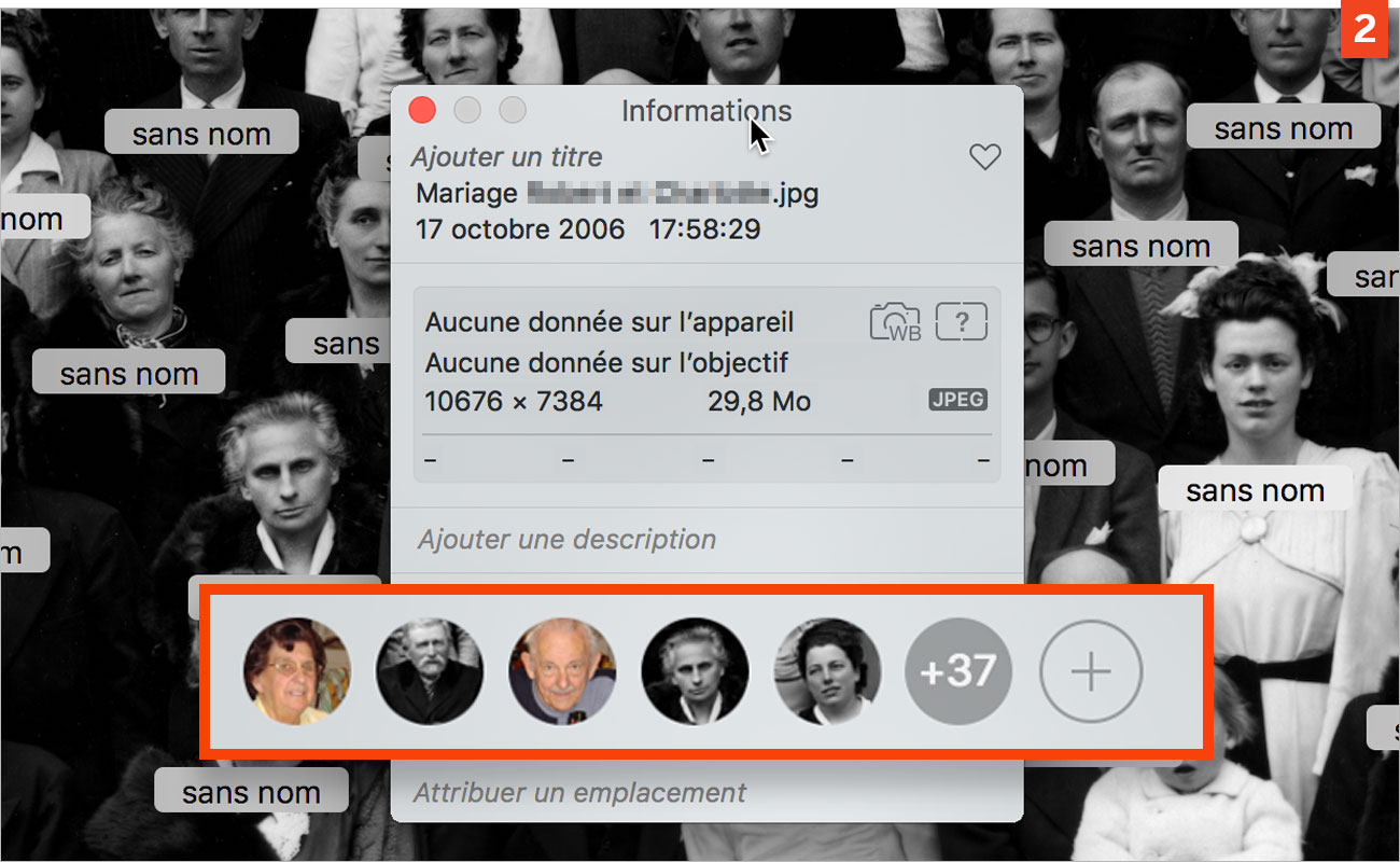 [Photos] Identifiez manuellement des visages non détectés