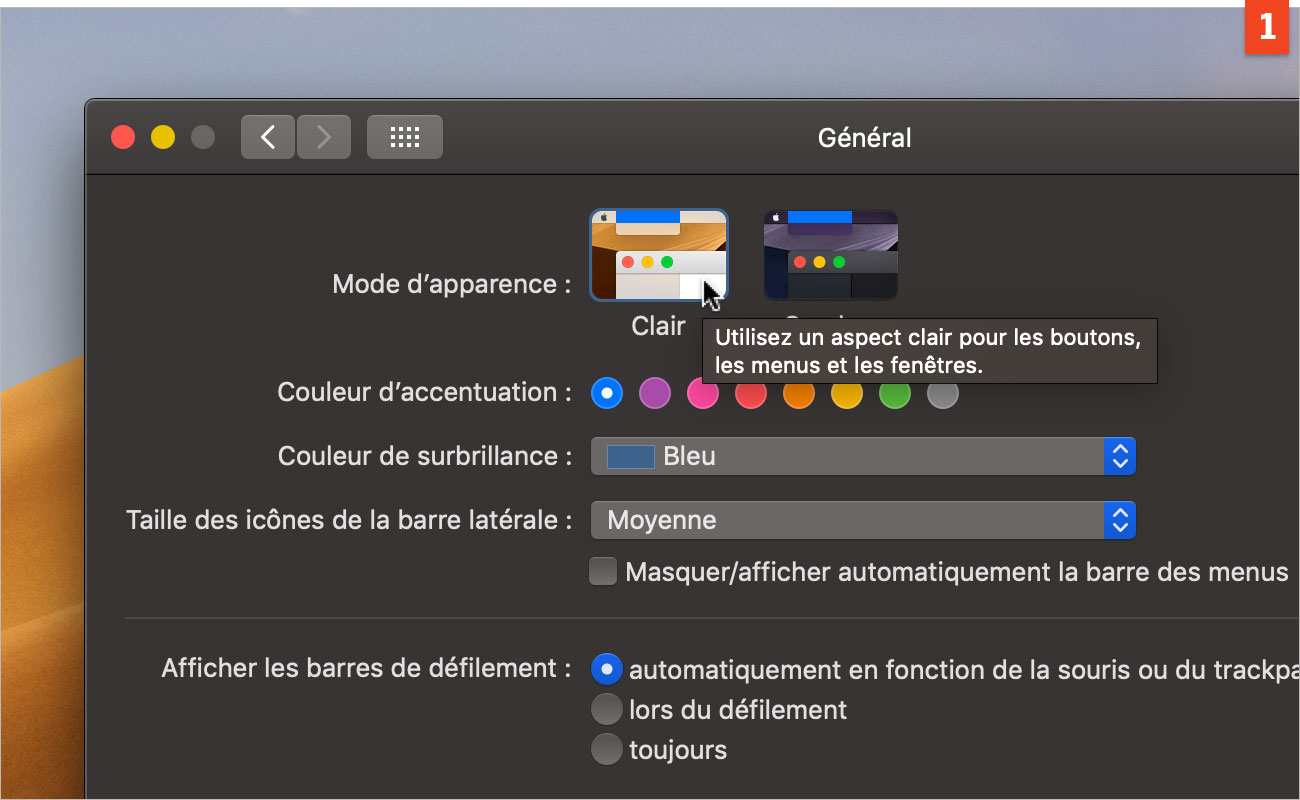 [macOS Mojave] Comment exclure une application du mode sombre ?