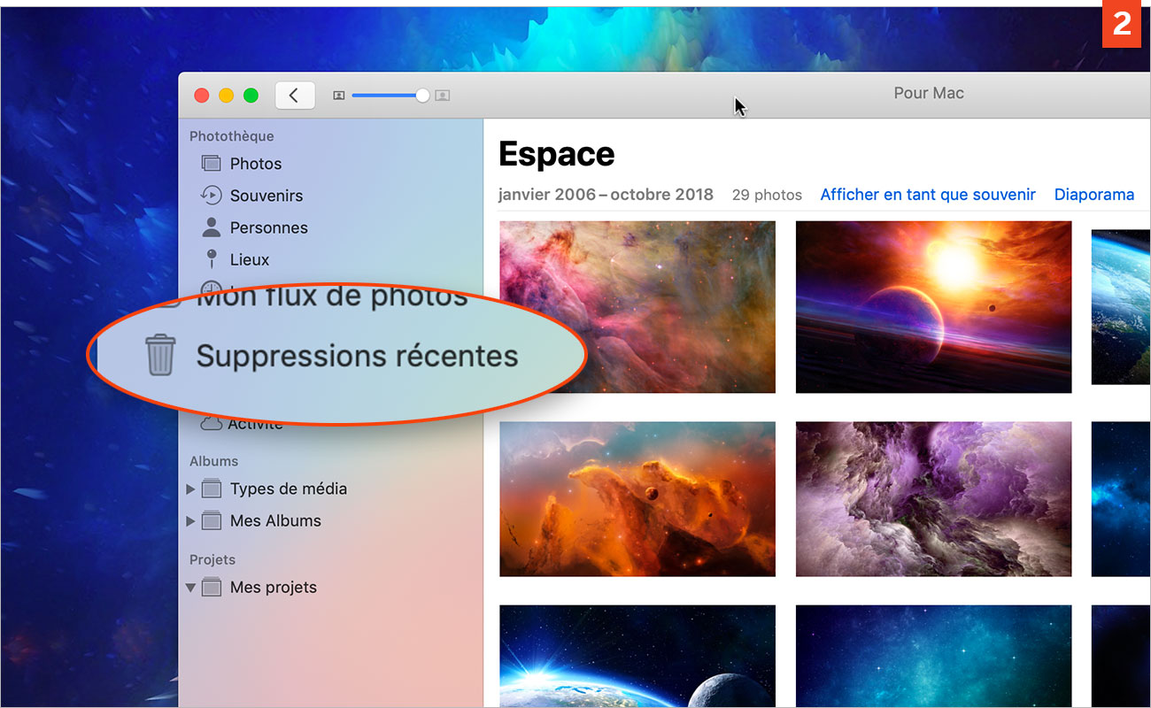 [Photos] Supprimer définitivement (ou pas) des images et des vidéos