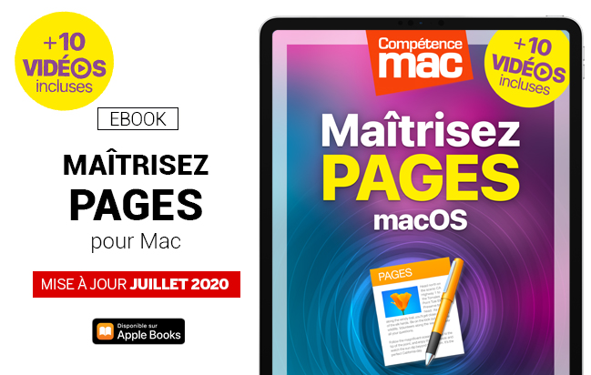 Compétence Mac • Maîtrisez PAGES pour Mac (ebook) MISE À JOUR : 10 vidéos incluses