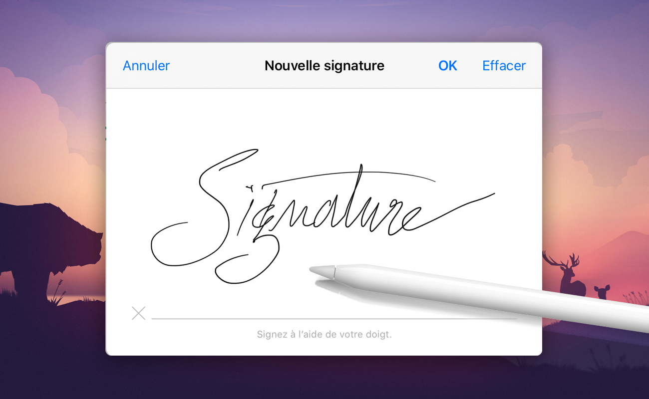 macOS Catalina • Signez un document sur votre Mac avec votre iPhone