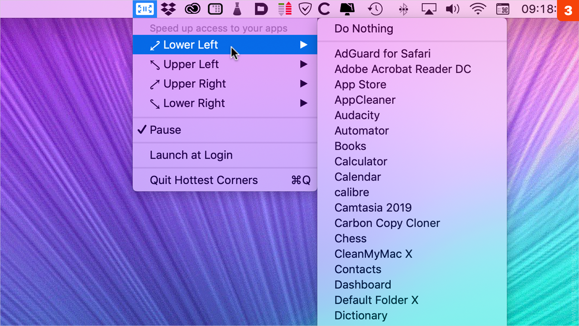 macOS • Ouvrez des applications depuis les coins actifs avec un outil gratuit