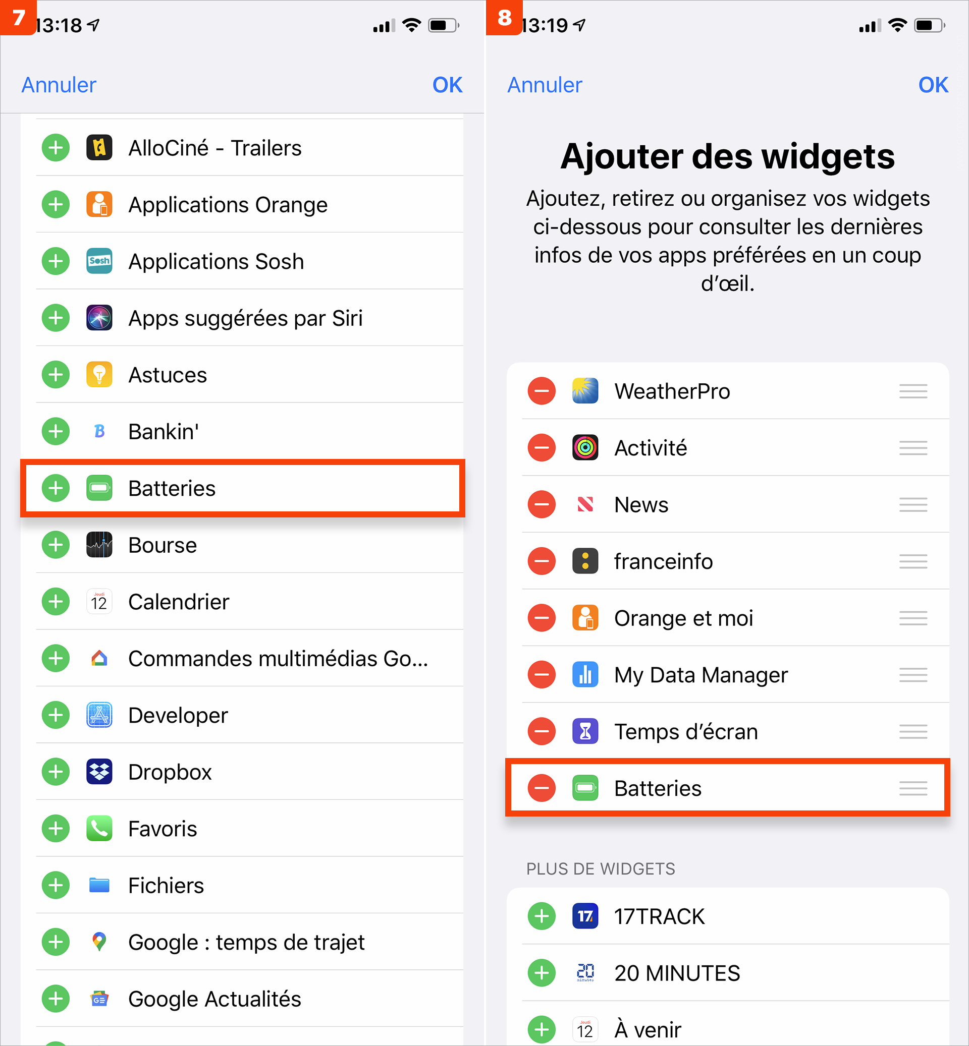 iOS • Afficher le niveau d’autonomie des accessoires Bluetooth iOS • Afficher le niveau d’autonomie des accessoires Bluetooth