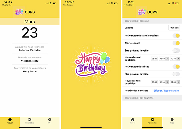 Iphone N Oubliez Plus Anniversaires Et Fetes De Vos Proches Grace A L Application Oups Iphone N Oubliez Plus Anniversaires Et Fetes De Vos Proches Grace A L Application Oups