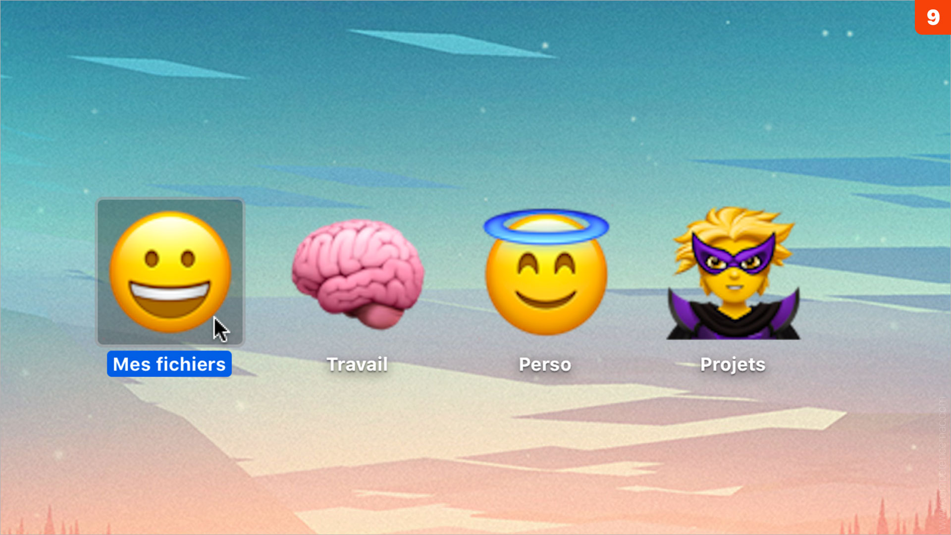 Finder • Ajoutez du fun à votre bureau avec des dossiers emojis !