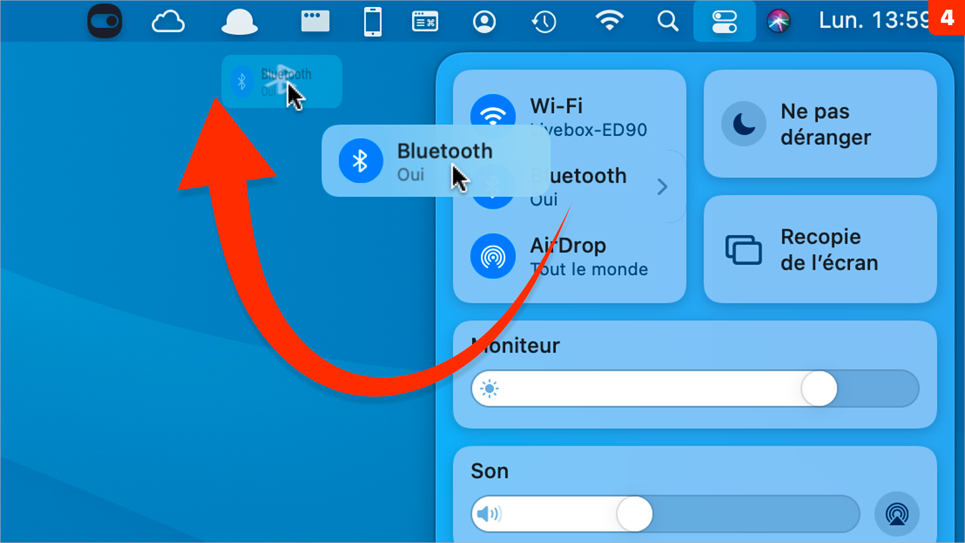 macOS 11 • Retrouver les informations Bluetooth d’un clic