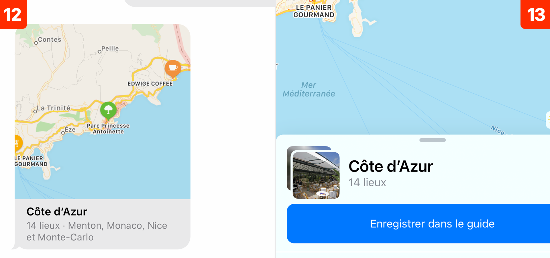 macOS 11 • Créer un guide touristique personnel avec Plans