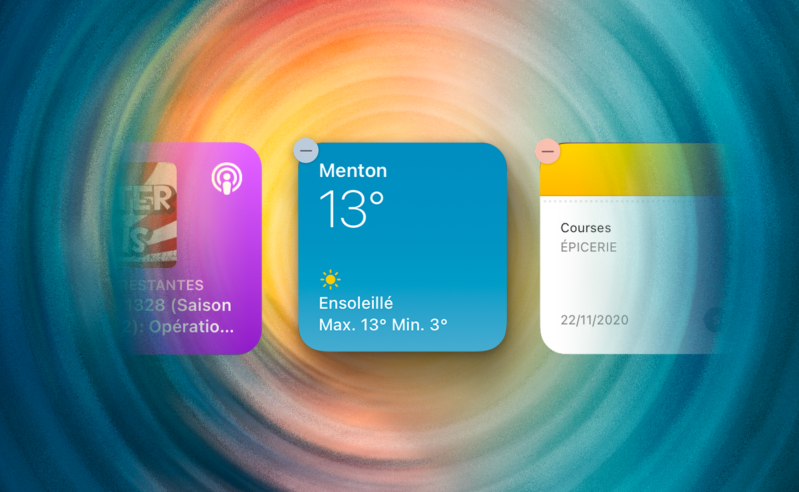 macOS 11 • Ajouter, modifier ou supprimer un widget