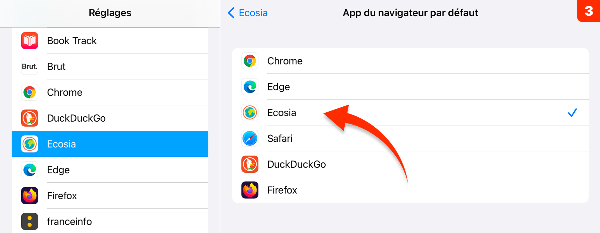 iOS 14 • Remplacer Mail ou Safari sur votre iPhone/iPad