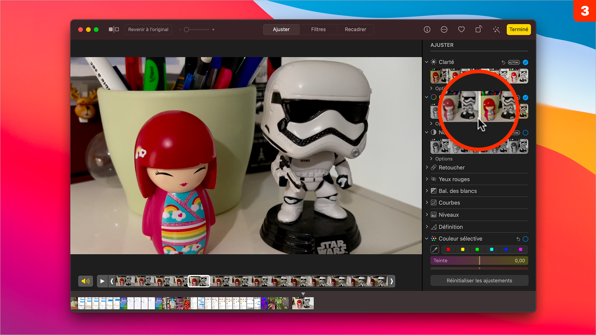 macOS 11 • Retoucher et recadrer une vidéo depuis Photos macOS 11 • Retoucher et recadrer une vidéo depuis Photos