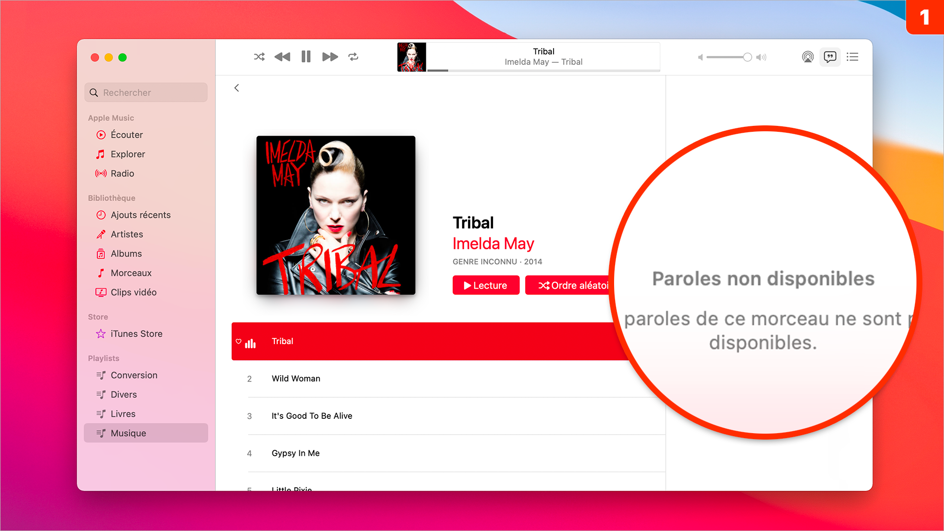 macOS • Donnez la parole à vos chansons dans Musique !