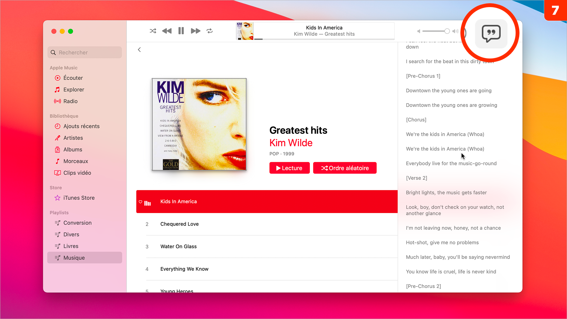 macOS • Donnez la parole à vos chansons dans Musique !