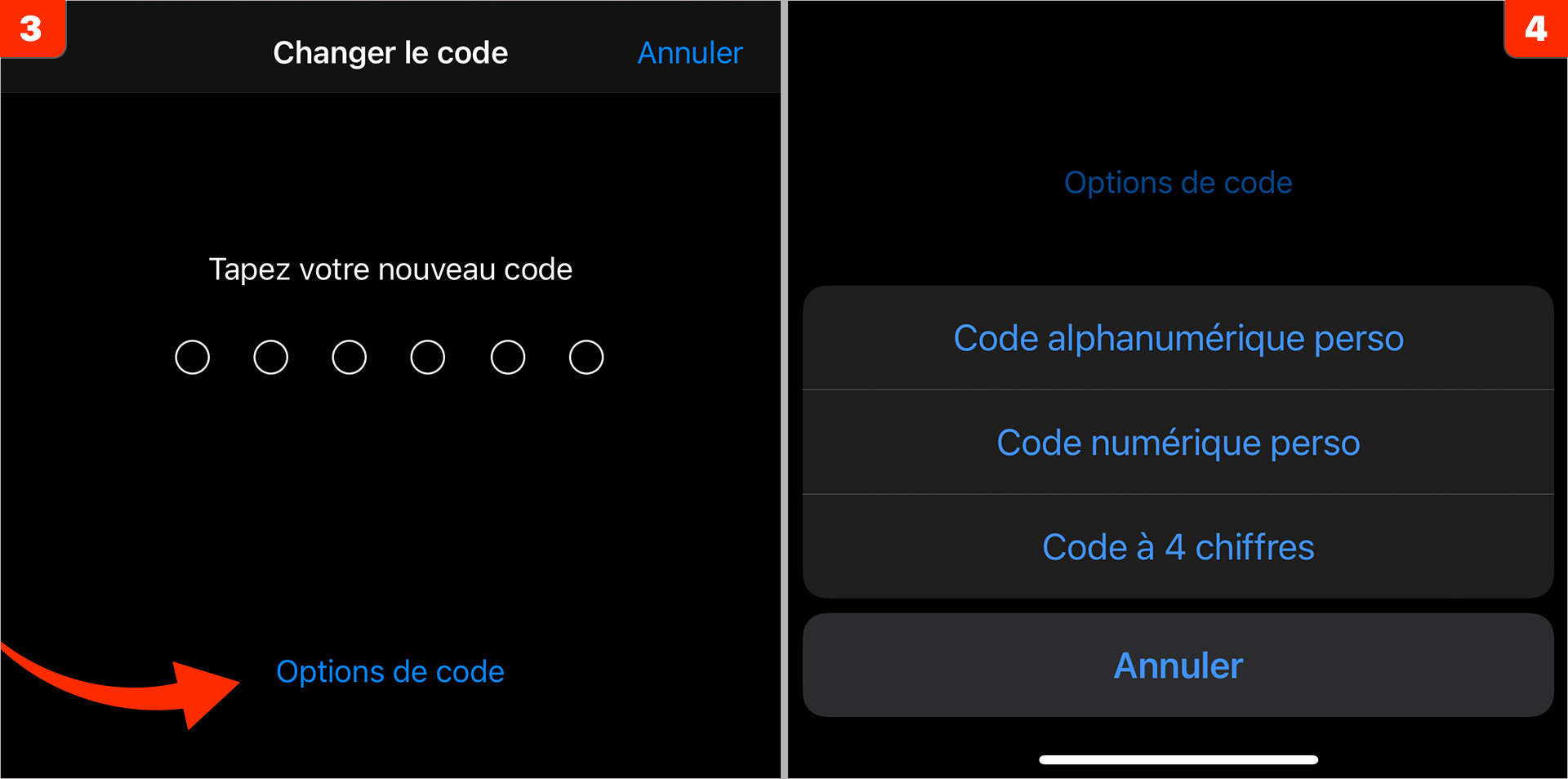 iOS • Comment changer le code de votre iPhone/iPad ?