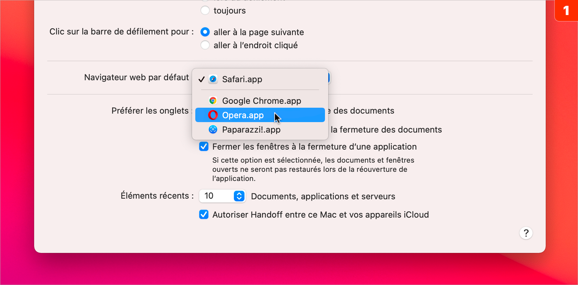 macOS • Remplacer Safari par un autre navigateur web