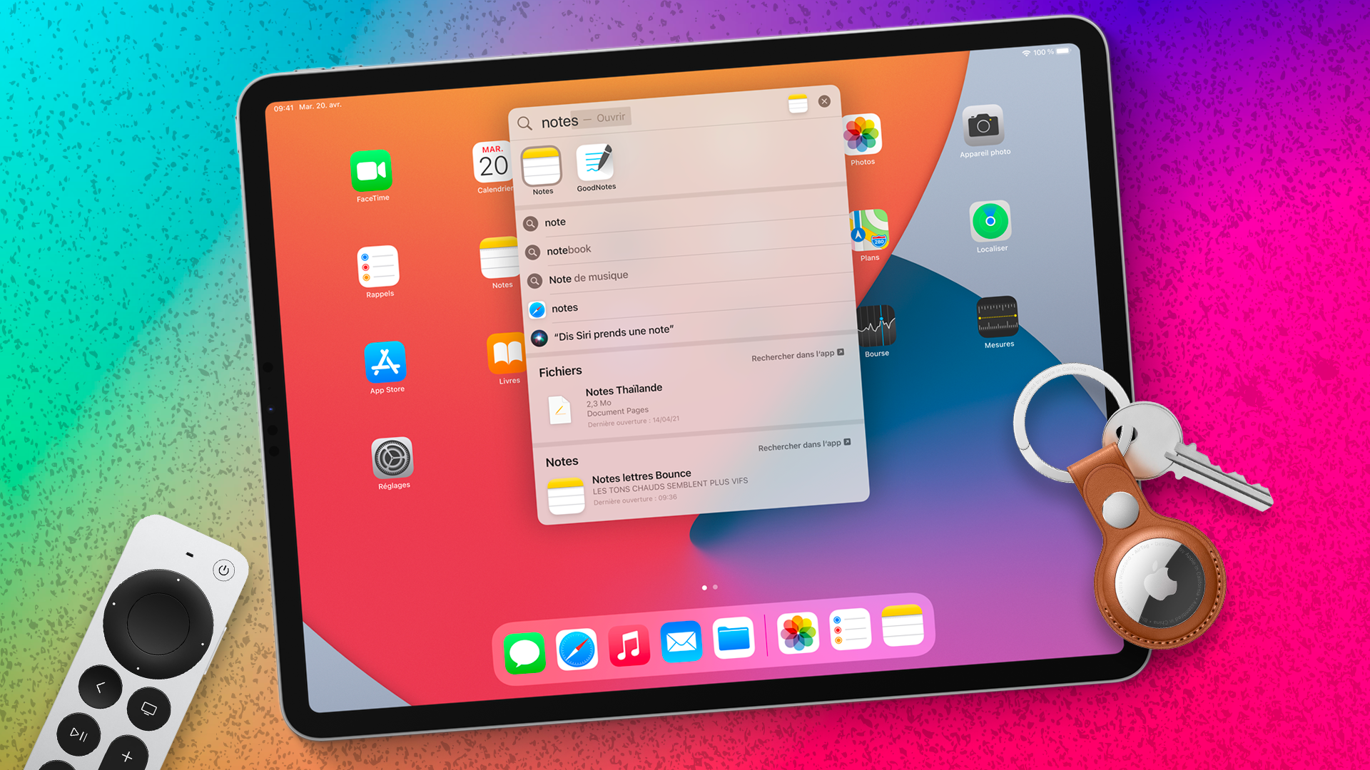 Nouveautés • iPad Pro, AirTags, Apple TV et iPhone