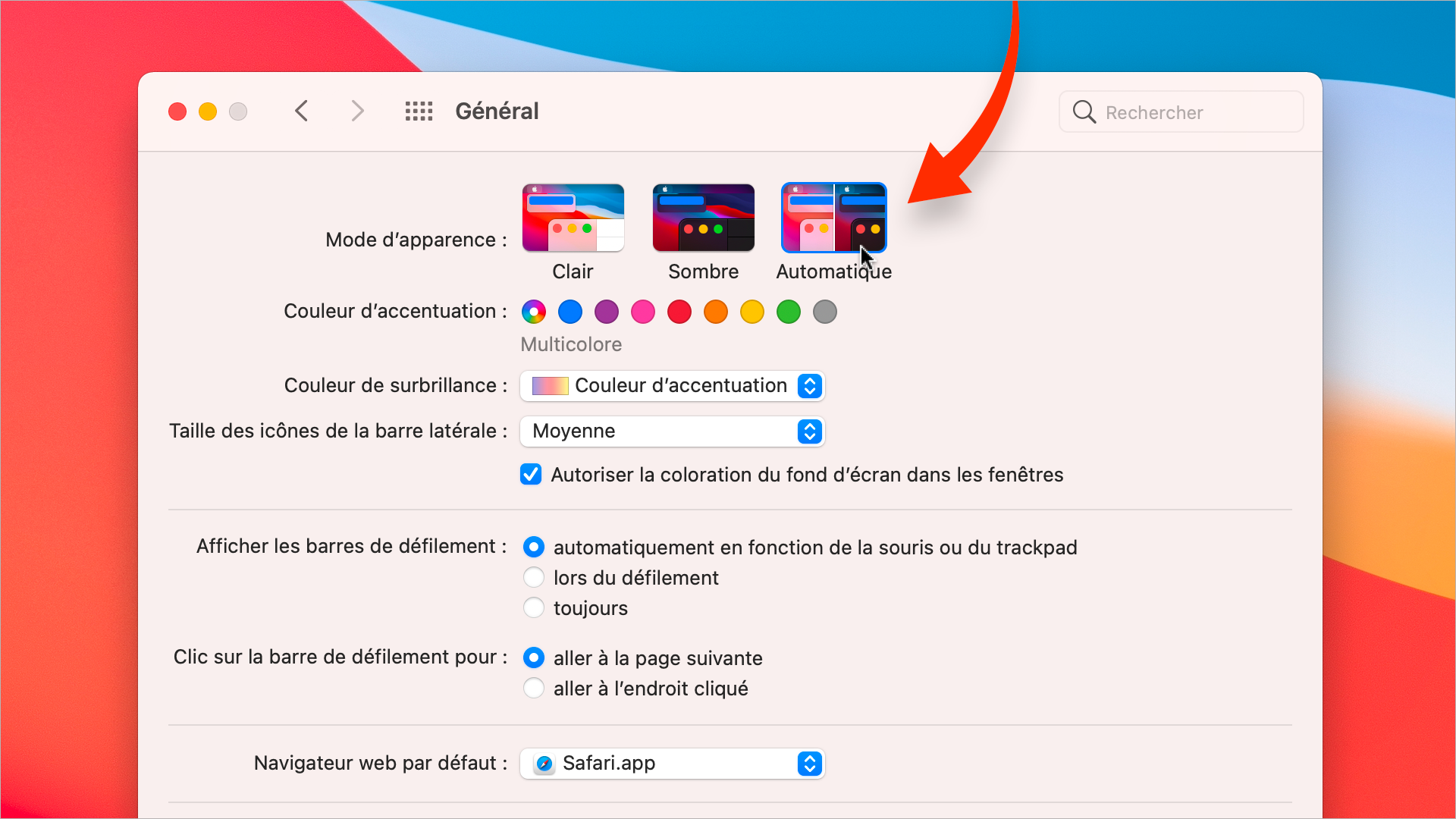 Astuce • Passez automatiquement du mode sombre au mode clair sur votre Mac