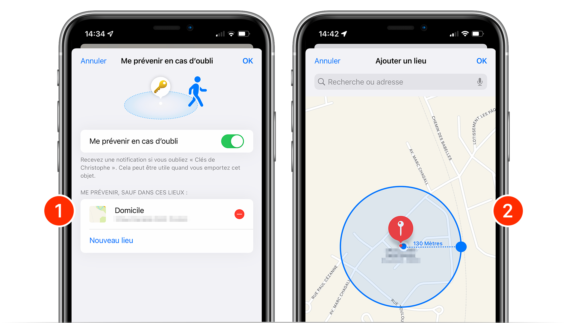 iOS 15 • Restez informé de la perte de vos clés avant même qu'elles ne le soient
