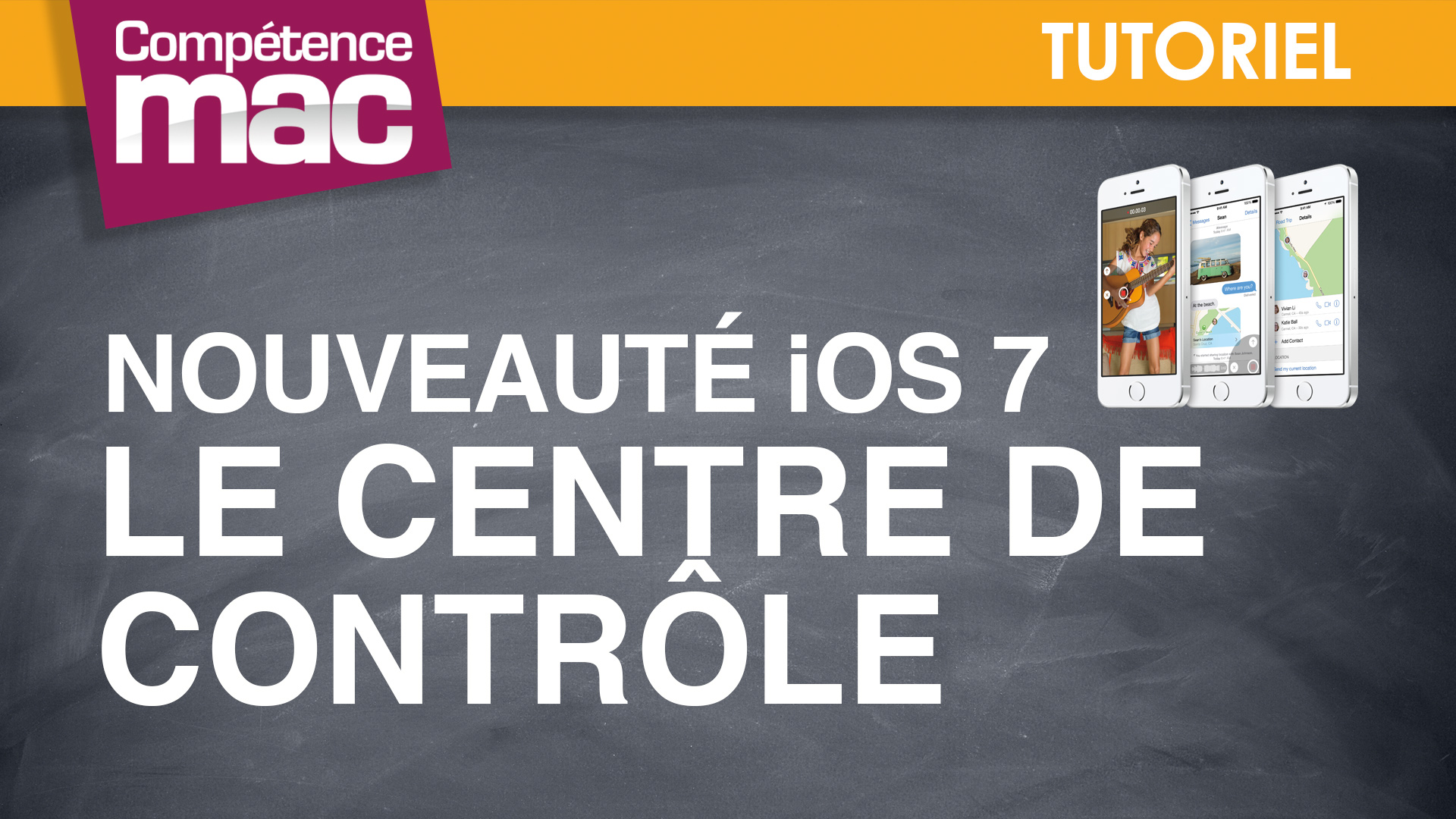 Découvrir le centre de contrôle de iOS 7 • iPhone (astuce vidéo)