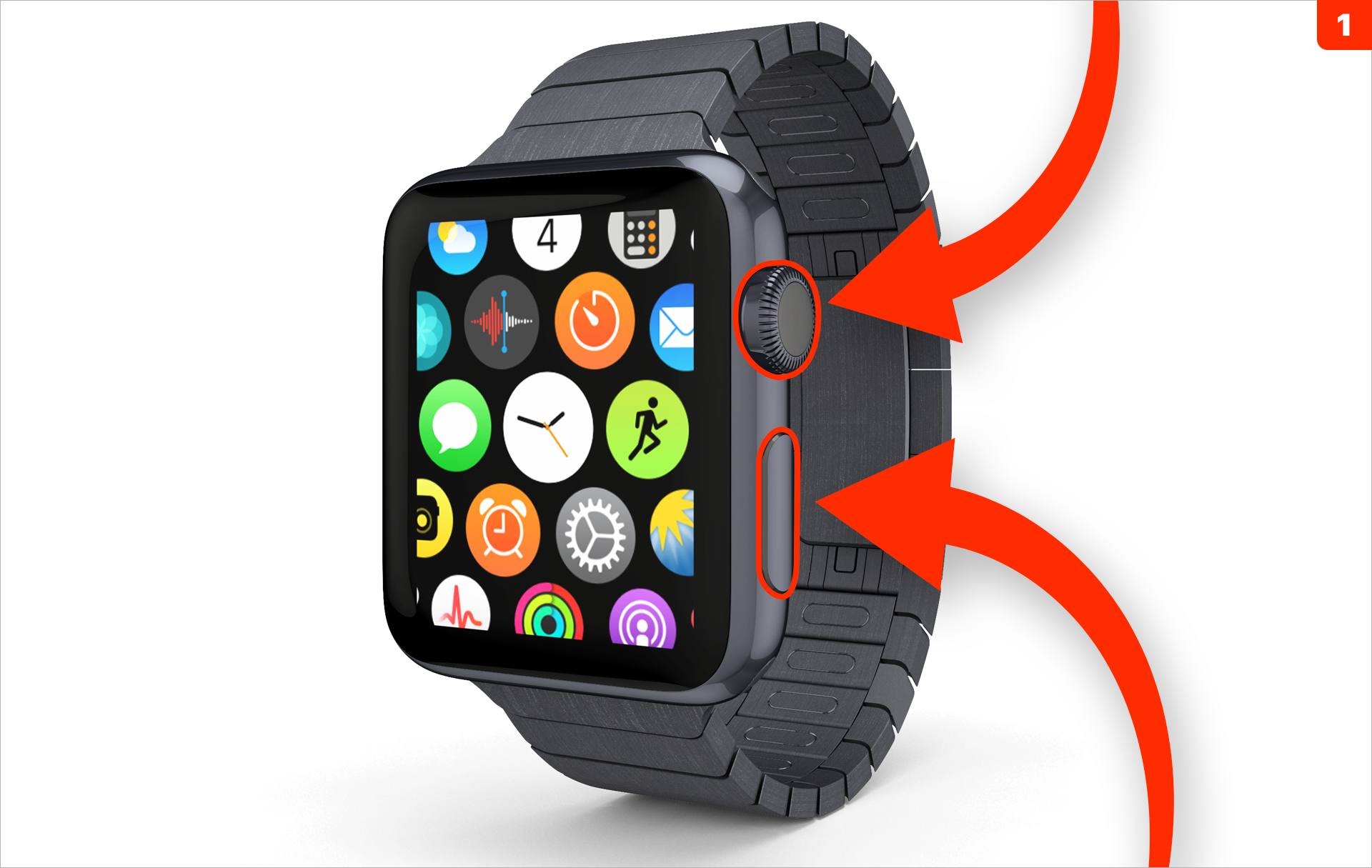 Apple Watch • Réalisez une capture d'écran avec votre montre
