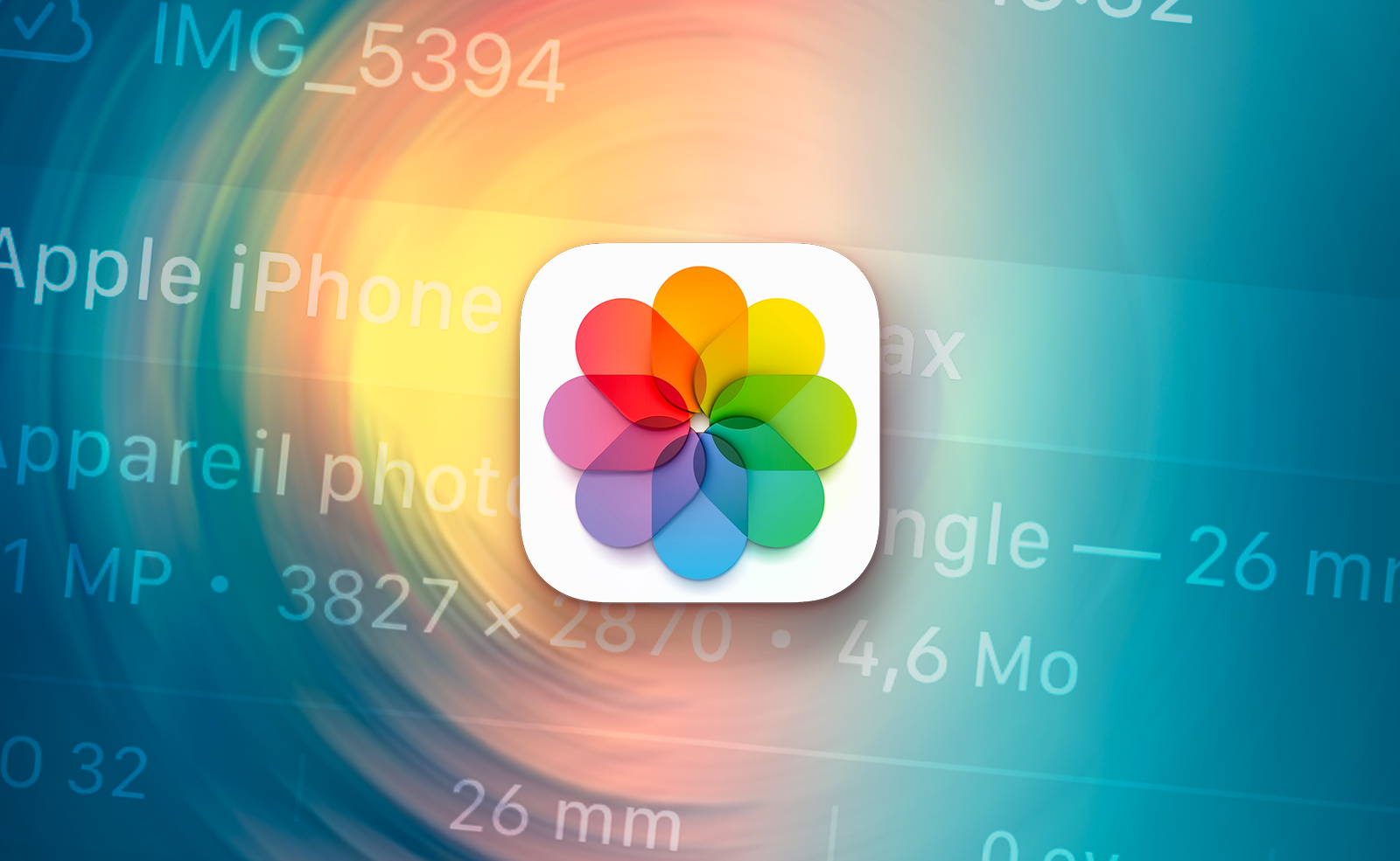 iOS • Obtenez plus d'informations à propos de vos photos
