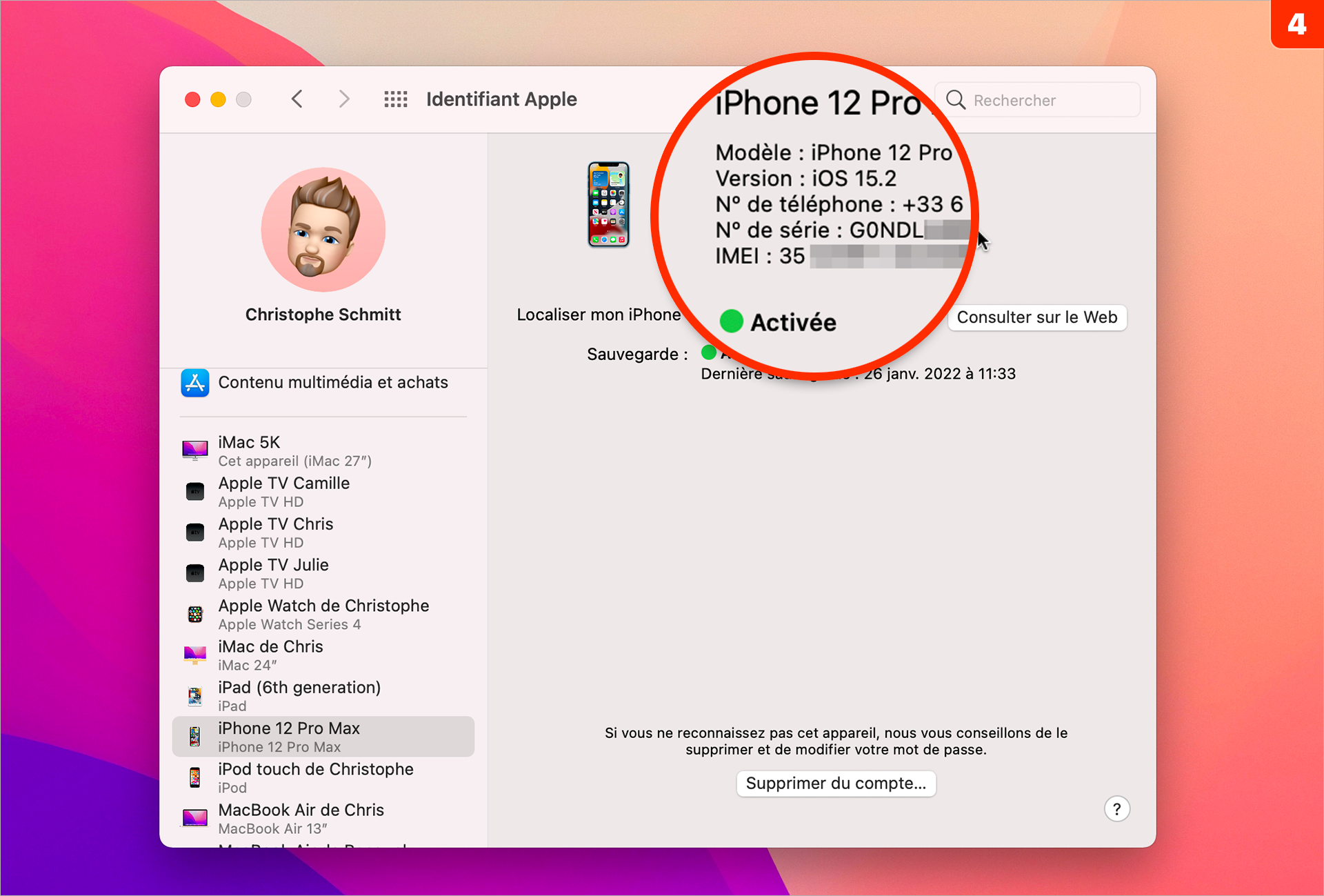 macOS • Comment supprimer d'anciens appareils de votre compte Apple ?