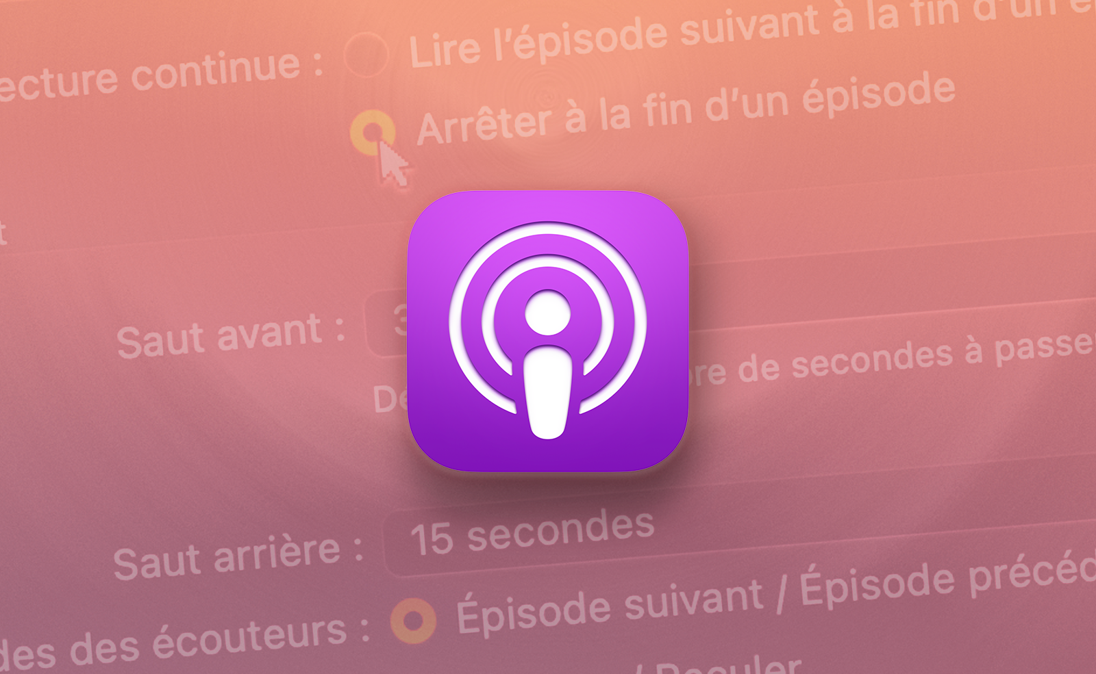 macOS • Arrêtez automatiquement la lecture d'un podcast à la fin de l'émission