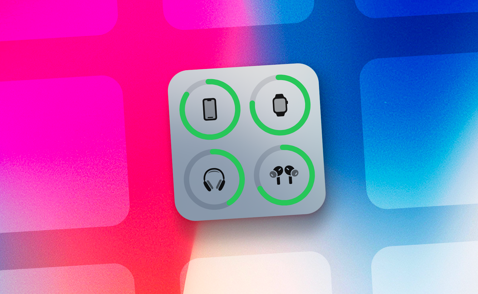 iOS • Surveillez le niveau de charge de tous vos appareils Bluetooth