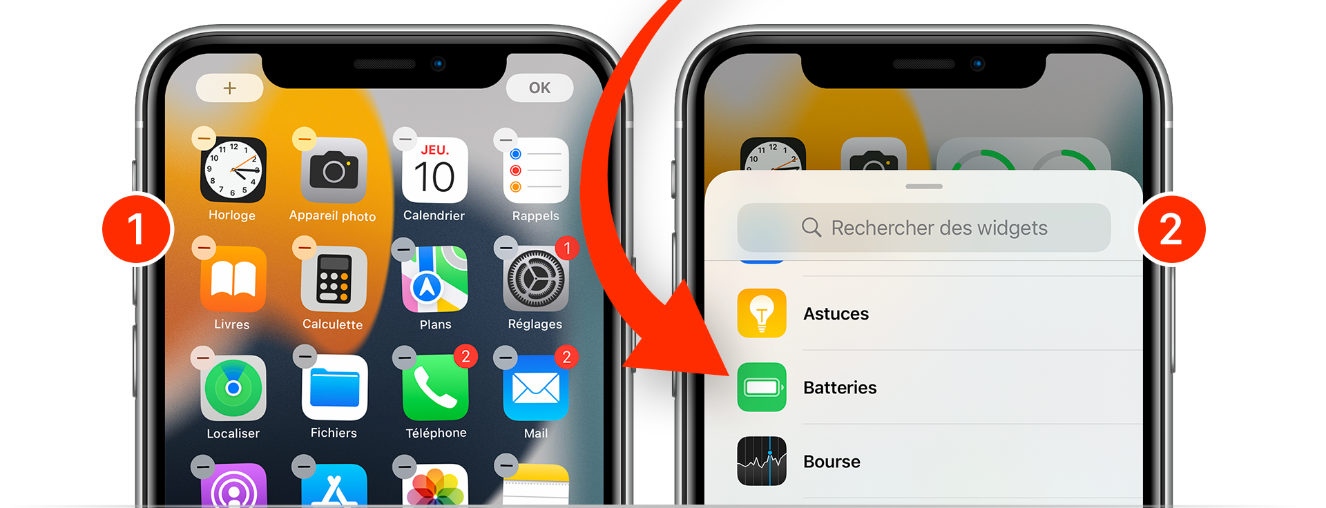 iOS • Surveillez le niveau de charge de tous vos appareils Bluetooth