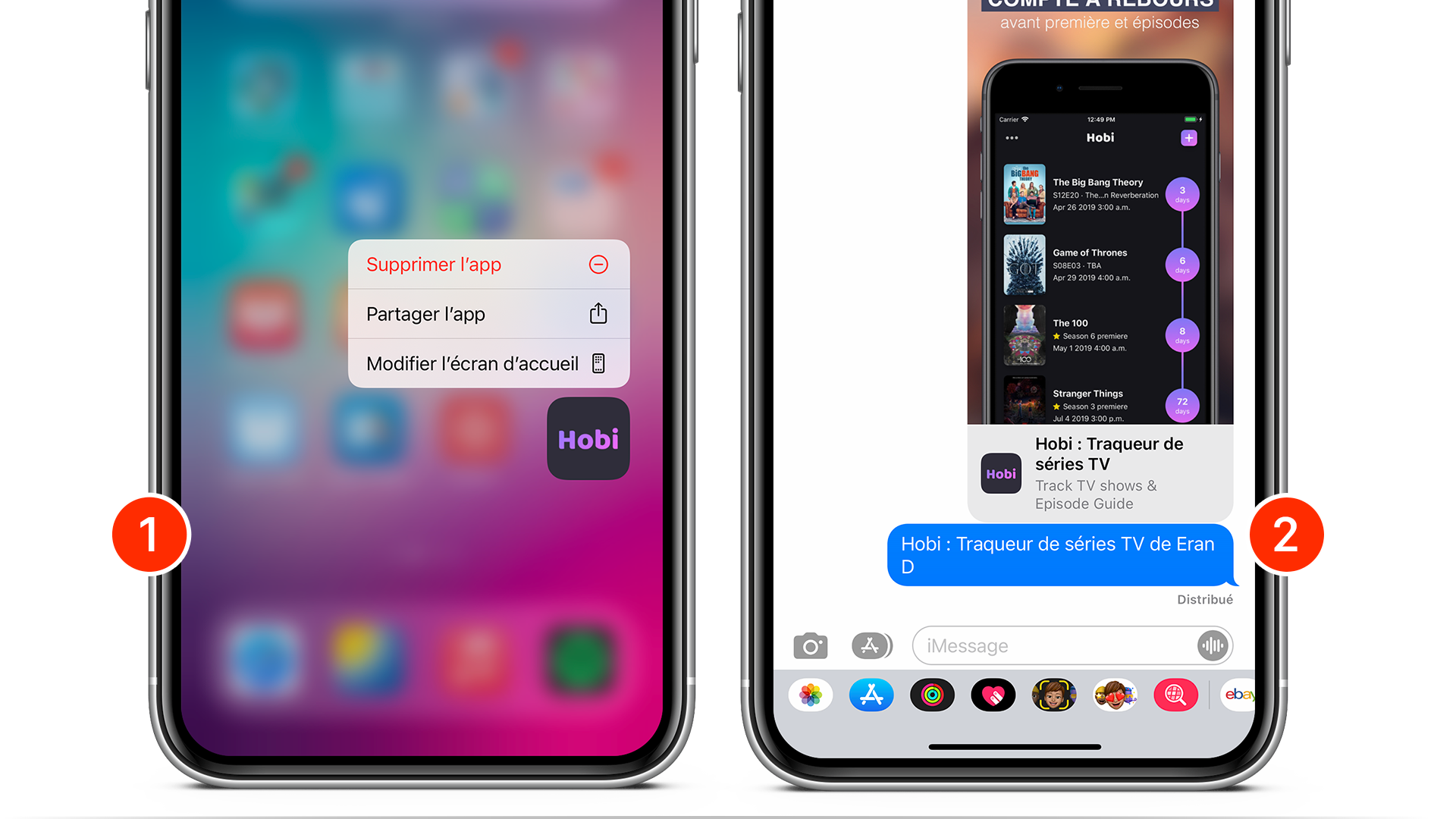 iOS • Partagez votre application préférée avec vos amis