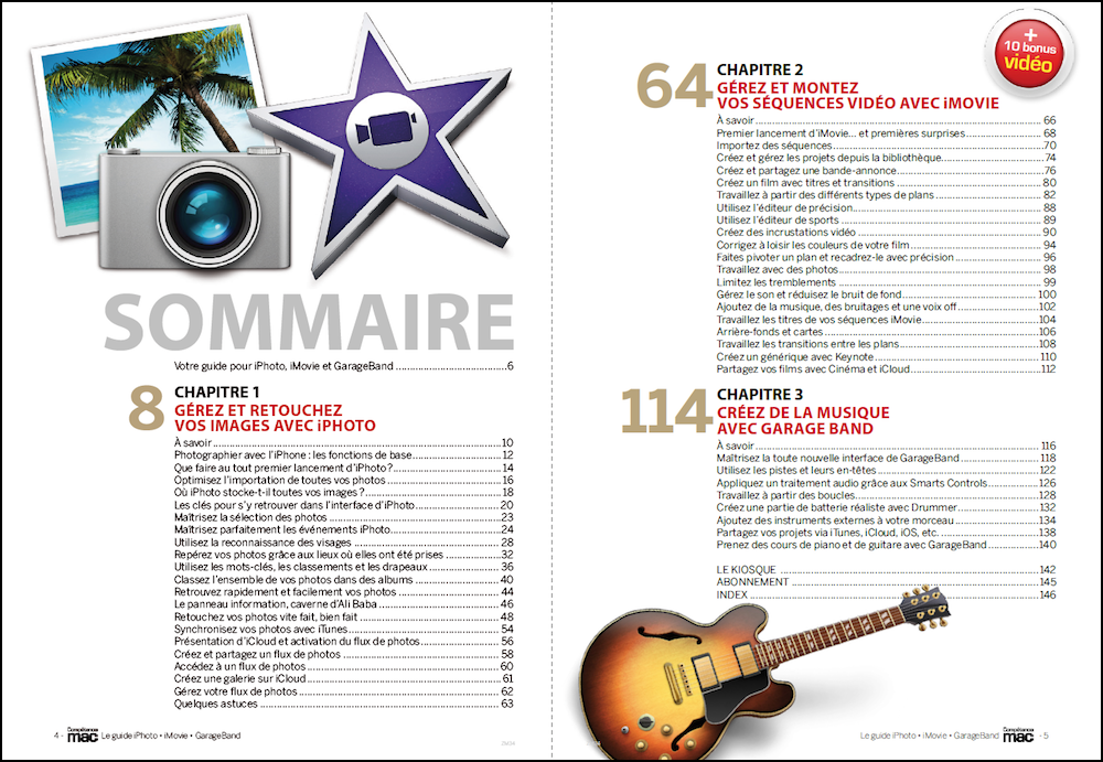 Compétence Mac 34 • Le guide complet : iPhoto, iMovie et GarageBand Compétence Mac 34 • Le guide complet : iPhoto, iMovie et GarageBand